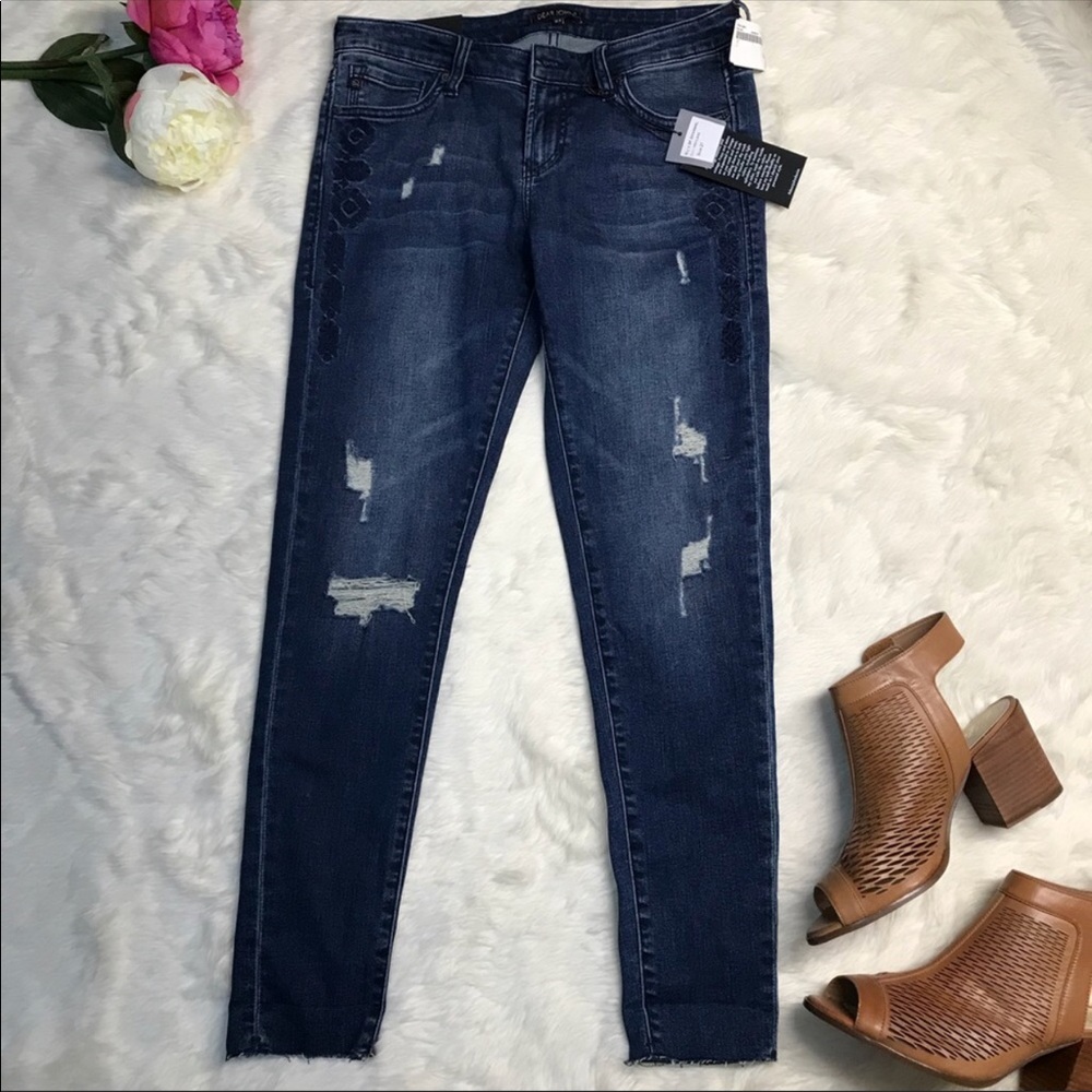 Dear John Embroidered Jeans